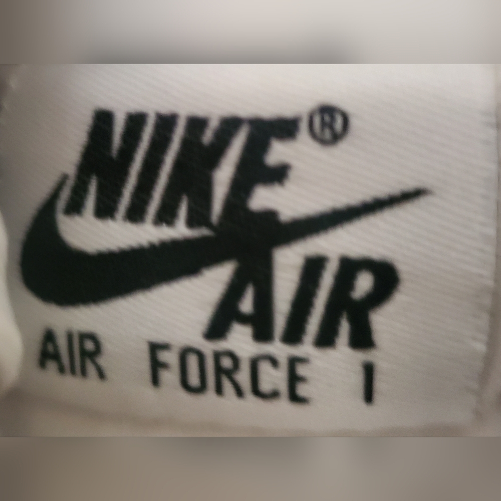 Nike - Boys - Size 4.5Y - Air Force 1 - Low - Athletic Shoes - White/Black - Picture 7 of 9
